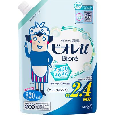 Biore u Biore-u Succinctly Dry Nachfüllpackung 820 ml Allzweck (Biore II) Körperseife Eine angemessene Menge auf ein feuchtes Handtuch oder einen Schwamm geben, aufschäumen und