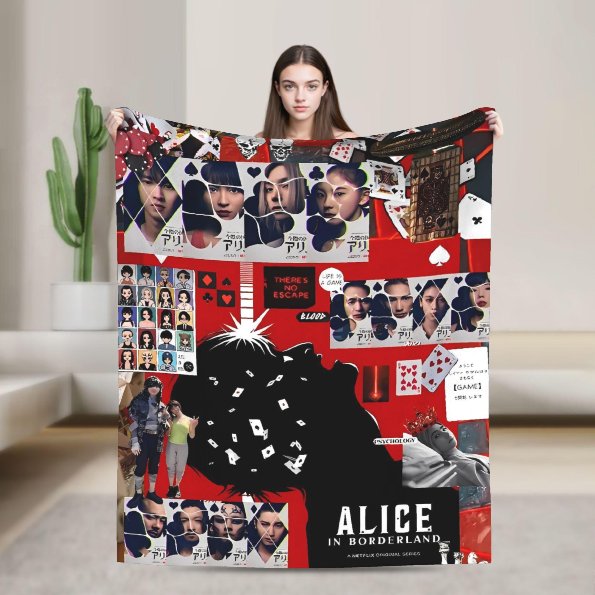 

Alice In Borderland 3 Arisu Blanket Quality Warm Soft Throw Blanket Winter Travel Couch Bed Funny Bedspread 130x150cm