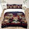 3pcs Anime Teddy Bear Bedding Set - Includes One Quilt Cover and Two Pillowcases (No Core) - Perfect for Bedroom and Guest Room Decoration,