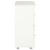 Sideboard High Gloss White 60 x 35 x 80 cm Engineered Wood