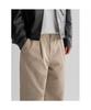 8SECONDS Cotton Wide Fit Half-Band Pants Beige