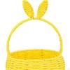 Woven Basket ,Storage with Handle Easter Decoration Braided Hand for