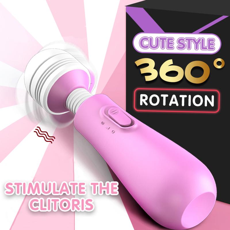 G-spotprostate Massager Adjustable Strong Vibration Clitoral Stimulator Massage Small AV Stick Adult Female Masturbator Sex Toys
