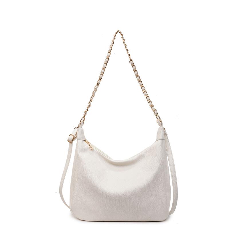 Large-capacity tote bag, women's new soft-sided messenger bag, work commuter bag, shoulder underarm chain bag.