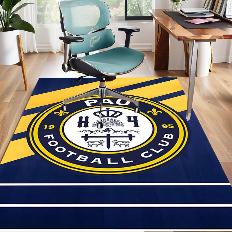1pc Football Team Design Area Rug - Non-Slip, Soft & Cozy Floor Mat for Living Room, Bedroom, Office - Indoor/Outdoor Decorative Carpet