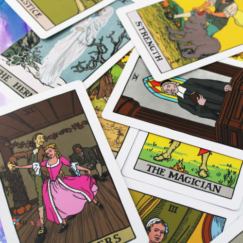 I.I.J. Sleepy Hollow Tarot (Headless Horseman Edition) The Legend of Sleepy Hollow Tarot, Waite Edition, 78 Cards, Tarot Reading, Japanese Instruction