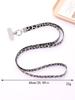 Cross Border New Leopard Print Leather Mobile Phone Lanyard Single Buckle Leather Rope Hanging Neck Anti Loss Rope With Card