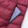 Womens Mid-Length Lightweight Down Jacket Inner Layer Slim Fit Casual Office Wear