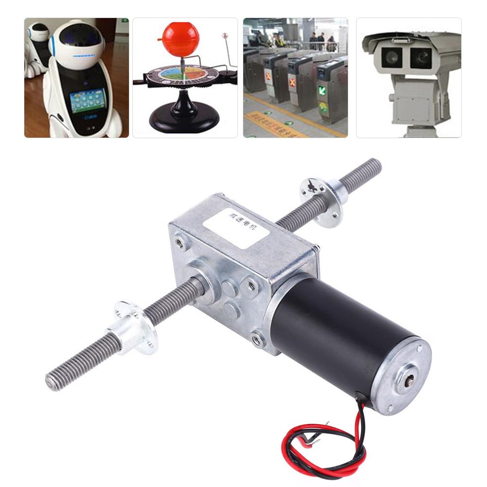 Šnekový motor Pravý a levý koaxiální hřídel M8 Motor 2480 s přírubou Převodový poměr 17