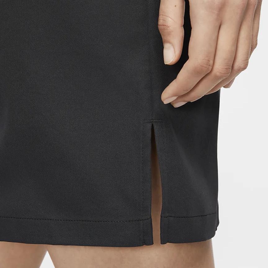 Nike Sportswear Color Block Design Casual Short Sleeveless Dress Women Dresses Black FN2287-010