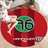 Hannover 96 Custom Name Round Area Rug,Carpet Rug for Living Room Bedroom Sofa Playroom Decor,Non-slip Floor Mat
