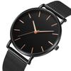 Men's Casual Large Dial Mesh Band Quartz Watch