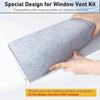 Verstellbare Schaumstoff-Thermiepaneele Klebestreifen AC-Fenster-Abdichtungssets Schlafzimmer Wohnzimmer