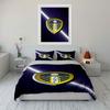 Logo del Leeds United FC. Set lenzuola Set copripiumino Copripiumini Federe(1*Copripiumino 2*Federe senza imbottitura piumone)