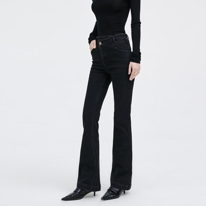 GIOVANNI VALENTINO Women's High-Waist Slim-Fit Flared Jeans