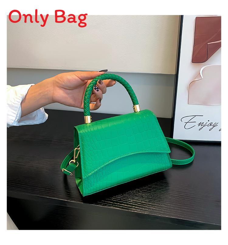 Street Style Pu Small Square Bag For Women With Stitch Detailing For Daily Use