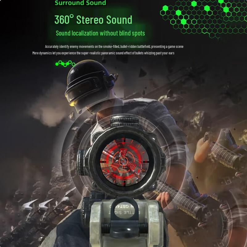 Lenovo Auricolari da Gaming True Wireless GM3