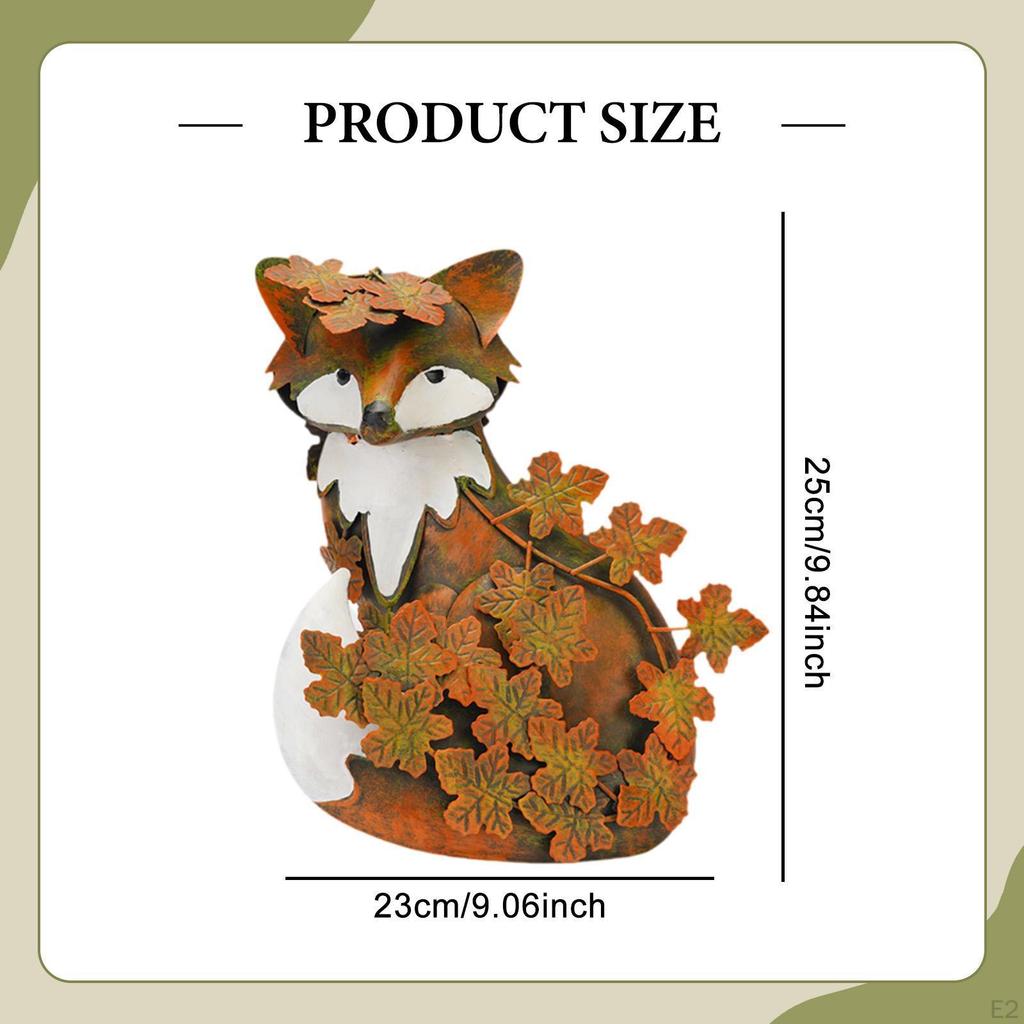 Statue Iron Sculpture Weatherproof Outdoor Decoration Lawn Ornament for Easter Balcony Outside