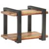 Table de chevet - vidaXL - Bois de récupération massif - 50x40x40 cm - 1 étagère - Design contemporain