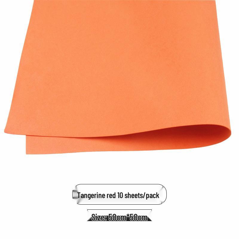 Colored Foam Paper Pack - 10 Sheets, 10 Colors - for Crafting & Origami