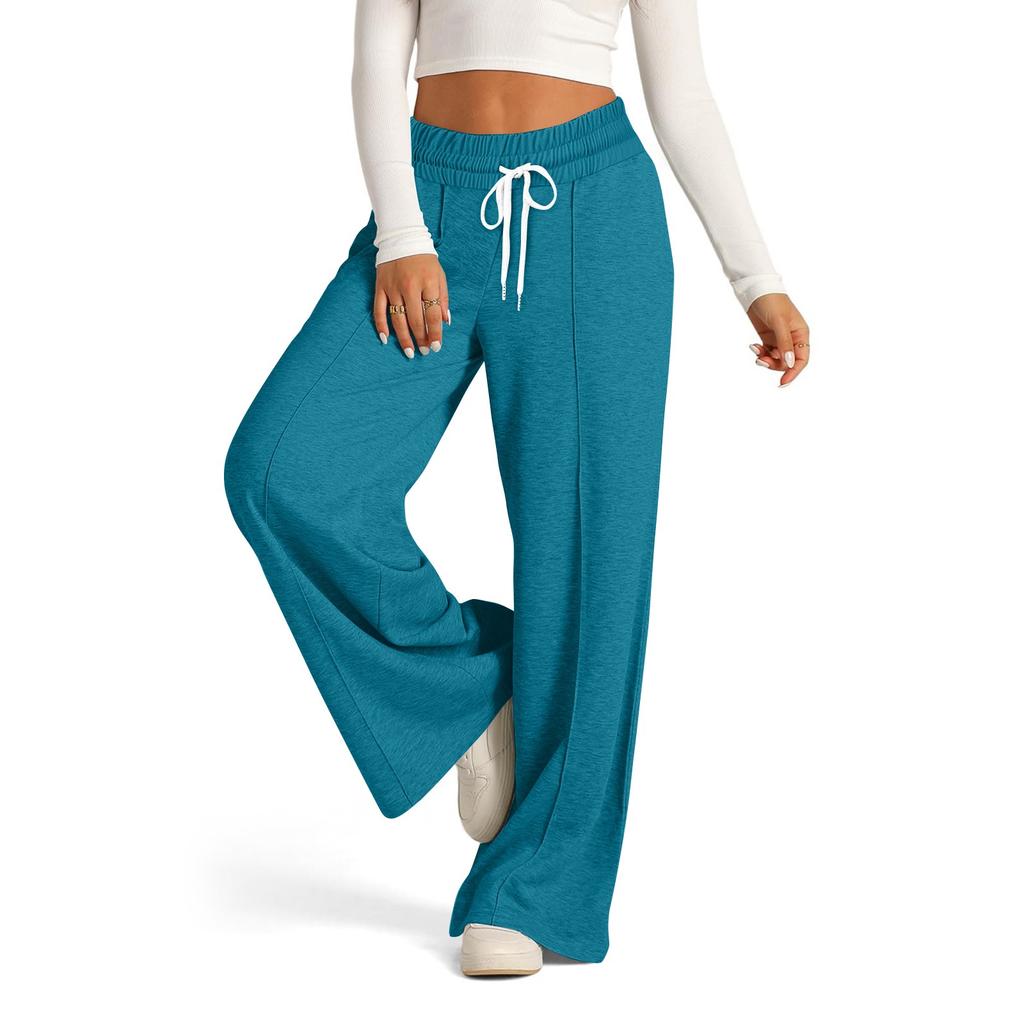 Women's High Waisted Wide Leg Sweatpants Casual Jogger Pants