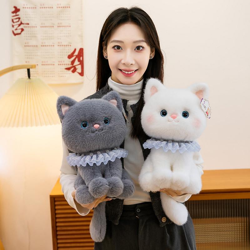 Plush Cat Toy With Pp Cotton Filling For Kids And Collectors