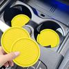 2 Stück Auto-Becherhalter PVC Anti-Rutsch Wabenmuster Auto-Innenraum-Organizer Flaschen Handys Schlüssel Bequemes Fahren Autozubehör