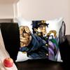 J-Jojo Kujo Jotaro Anime Various Sizes Square Pillowcase For Car Home Bedchamber Decor