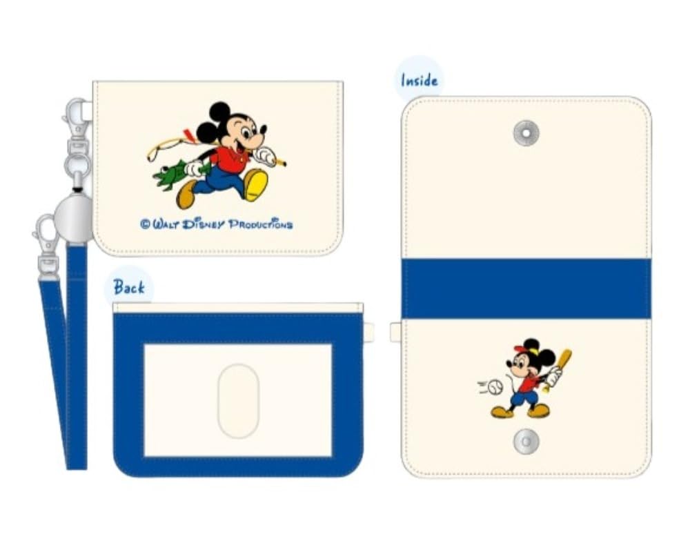 Marimo Craft Mickey Mouse Zweifach-Ausweishülle, B100 x H70 x T10mm, SGART-021