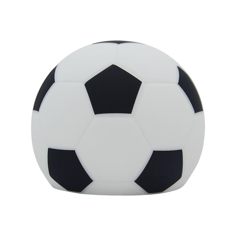 Creative Football Silicone Remote Control Clap Color Changing Night Light Bedside Atmosphere Light Children Gift Home Decoration