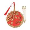 Decorative with Pendant Chinese Wedding Hand Bouquets Bridal Group Fan Chinese Fan Embroidery Fan