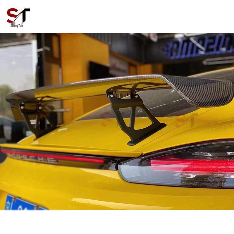 Porsche 718 981/987 Cayman GT4 Carbon Fiber Rear Spoiler Wing