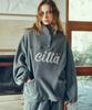 CITTA Signature Logo Half Zip-Up Fleece_Ctt3000(Melange Gray)