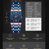 WWOOR Top Brand Luxury Steel Strap Business Quartz Watch Men Casual Waterproof Sports Watch