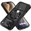 Coque pour iPhone 18 Pro Max, Antichoc Protection TPU avec Cercle Magnétique Noir