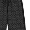 Signature Men Logo Print Drawstring Straight Fit Casual Shorts Black CQ237-R8E