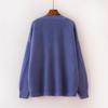 Women's Solid Color V-Neck Knit Cardigan for Spring and Autumn