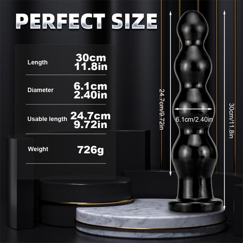 Four-ball Oversized Anal Plug Collection Backyard Supplies Anal Strip Anal Expander Adult Supplies