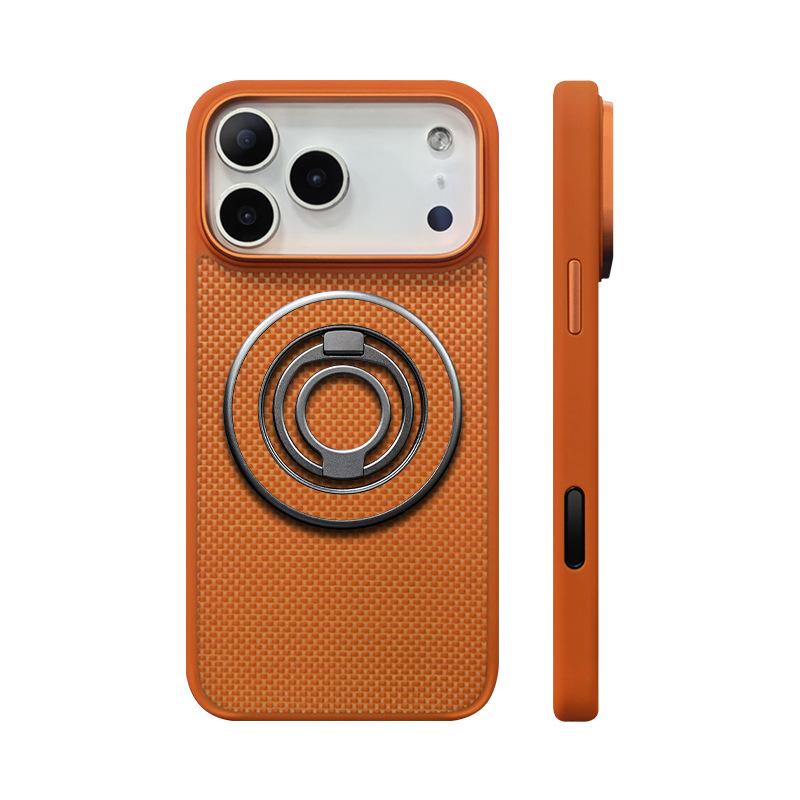 Applicable To Apple 17ProMax Aramid Fiber Magnetic Suction 17Pro Naked Feeling 17 Soft Edge Mobile Phone Case