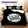 SK Sturm Graz Pattern Bedding,Quilt Set Quilt Cover Pillowcase Home Birthday Gift(1 * duvet cover + 2 * pillowcase, without core)