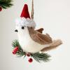 Christmas Decorations, Christmas Tree Ornaments, Creative Imitation Plush Red Bird Ornaments