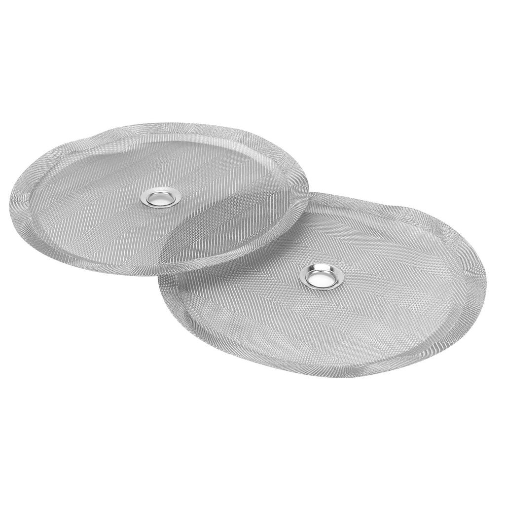 2 STK 100 Mesh Rustfritt Stål Filterskjerm Erstatning for Kaffepresse Tilbehør