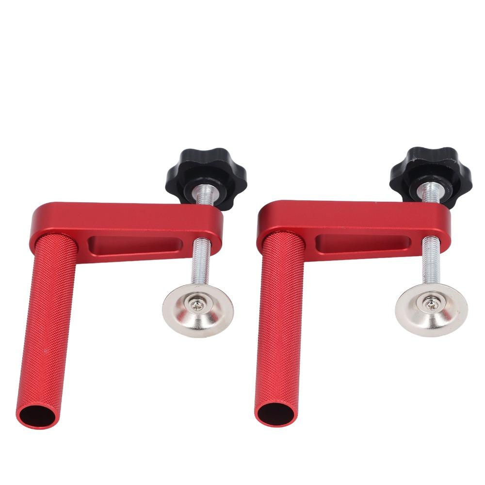 2pcs Aluminum Alloy Bench Dog Clamp Adjustable Woodworking Quick Clamp DIY Woodworking
