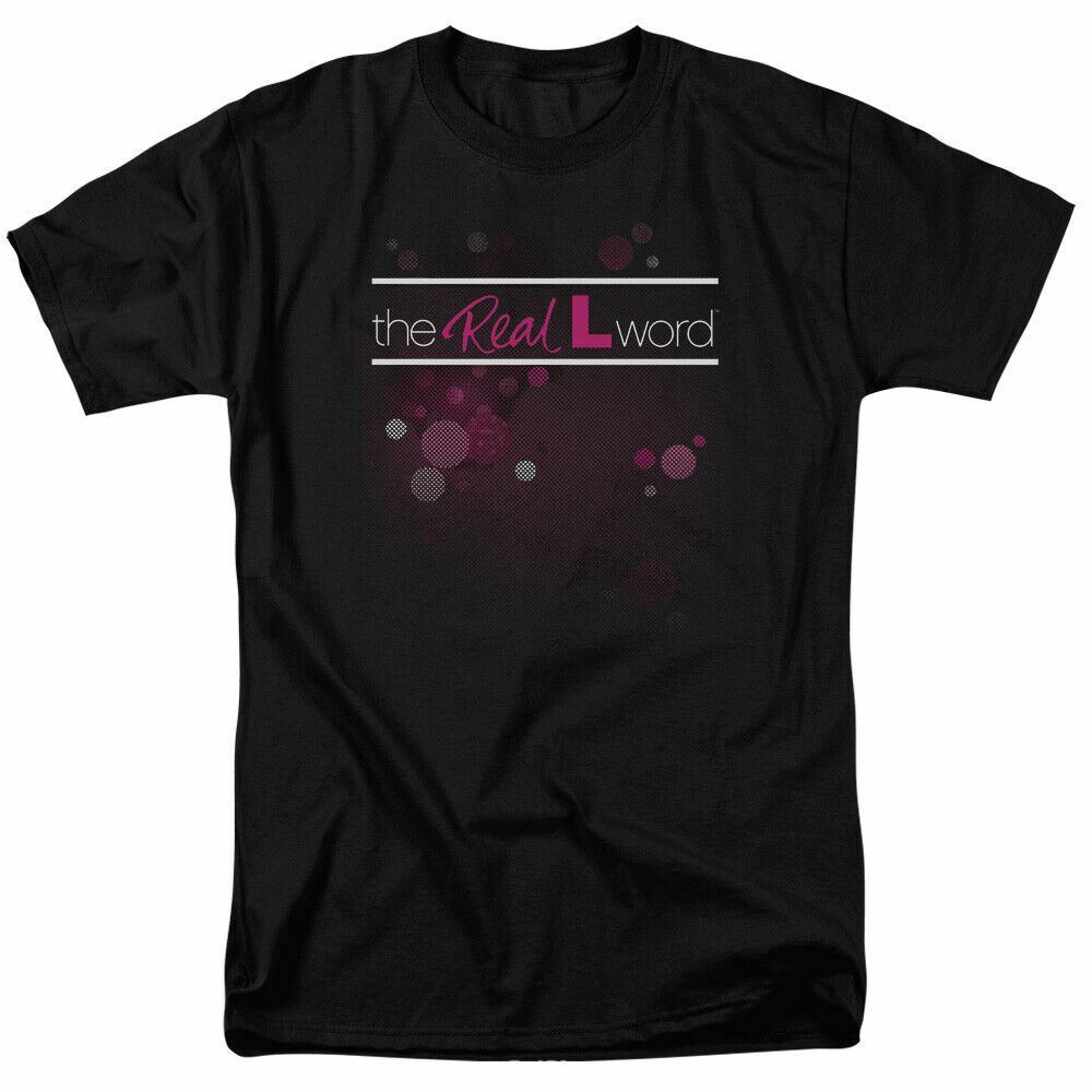 The Real L Word Flashy Logo T Shirt Mens Licensed Classic TV Pride Tee Black L