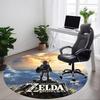 1pc Zelda Breath of the Wild Chair Carpet for Office Non-Slip, Lightweight, Machine Rug for Office,Room - Holiday Decor, Machine Made Yy2512270