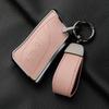 Aluminum Alloy Goatskin Car Key Case Cover For Lexus Nx Es Ux Us Rc Lx Gx Is Ct Rx 200 250H 350H 400H Ls 450H 260H 300H Ux 200