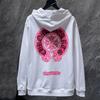 8662 CHROME HEARTS New Spring and Autumn Plus-size Thin Style Classic Style Logo Hooded Sweatshirt for Couples