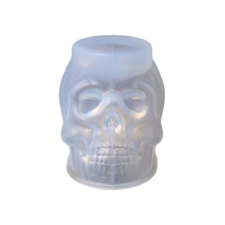 Halloween Skull Silicone Molds,Skull Candle Making Mold DIY Home Decoration Mold