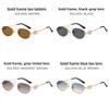 Euro Retro Oval Sunglasses With Uv400 Protection For Fashionable Sunwear And Outdoor Activities