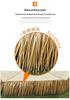 Imitation Thatch Outdoor Sunshade Umbrella - Garden, Courtyard, and Photography Decor Prop